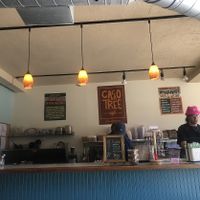 Fun vibe and happy staff!  at Cacao Tree Cafe in Royal Oak