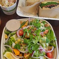 Caesar Salad & BLT Sandwich at Cacao Tree Cafe in Royal Oak