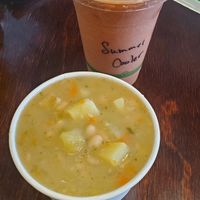 Bean & Potato Soup at Cacao Tree Cafe in Royal Oak