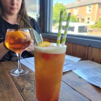 Lovely cocktails, after a vegan yummy brunch at Cibo in Wooton