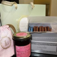   at Ladurée in Paris