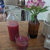 Limonada con frutos rojos at Artemisia - Costa Rica in Buenos Aires