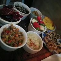 Tapas combination (not all vegan) at Artemisia - Costa Rica in Buenos Aires