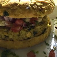 Vegan burger  at Artemisia - Costa Rica in Buenos Aires