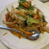 Vegetable wok  at Asian Sunshine in Lanzarote