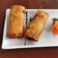 Spring rolls (vegetables) at Asian Sunshine in Lanzarote