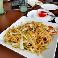Fried noodles at Asian Sunshine in Lanzarote