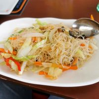 Rice noodles at Asian Sunshine in Lanzarote