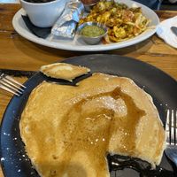Vegan pancake at Seven Mile Cafe in Lewisville