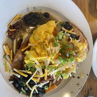 Vegan huevos   at Seven Mile Cafe in Lewisville