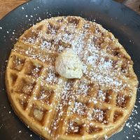 Vegan waffles  at Seven Mile Cafe in Lewisville