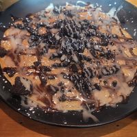 Vegan Oreo pancake at Seven Mile Cafe in Lewisville