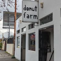 Front #Veganuary at Pepples Donut Farm in Berkeley