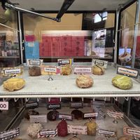 And the fancy ones!   at Pepples Donut Farm in Berkeley