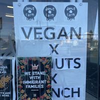 Sign  at Pepples Donut Farm in Berkeley