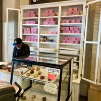 Cute stand  at Pepples Donut Farm in Berkeley