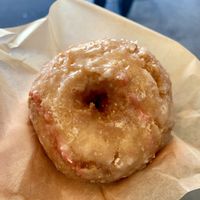 Vanilla donut at Pepples Donut Farm in Berkeley