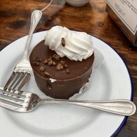 Vegan mocha cheesecake   at The Watering Can Flower Market in Lincoln