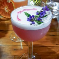 Vegan sour cocktails at NOA in Edge Hill