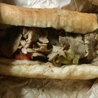 Beefless Italian sandwich   at Buona in Chicago