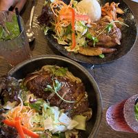 Udon noodles with vegan duck   at Vegang in Berlin