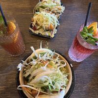 Bao buns & shrimp tacos   at Vegang in Berlin
