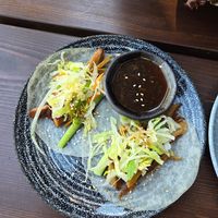 Tacos with crispy duck at Vegang in Berlin