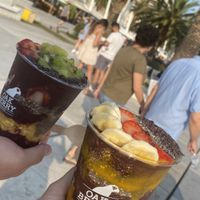 Vegan Açai Bowls at Oakberry in Split