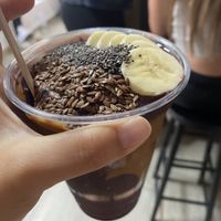 The Works w Chia, Flax, Banana, Pb  at Oakberry in Split