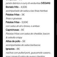 Entrees at Thelma in Pontevedra