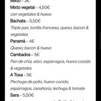 Sandwiches at Thelma in Pontevedra