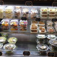 These items are all vegan; UPDATE: I took these photos 9 months ago; these things are no longer sold here.  at Zazzy's Pizza - Upper East Side in New York City