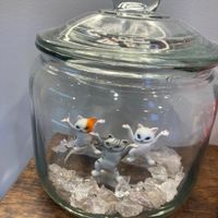 Artwork in the restaurant at YUBU in New York City