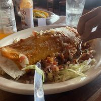 Veggie burrito  at Plaza Jalisco in Astoria