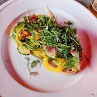 Avocado toast at Crown & Bull in Dunedin