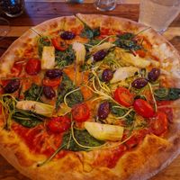 Pizza Sarda at La Vita E Bella in Midlaren