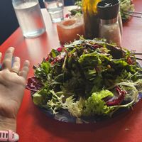 The side salads are gigantic at The Blue Zone in Dingle