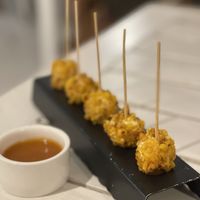 Bolitas de queso at Bonito Lounge in Menorca