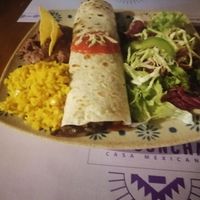 Vegan burrito at La Concha in Rovinj