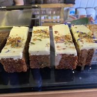 Delicious vegan carrot cake. at The Stowaway Coffee Co in Tenby