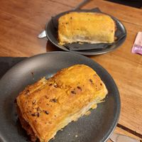 Sausage roll at The Stowaway Coffee Co in Tenby