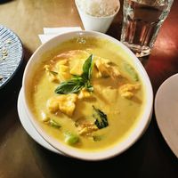 Vegan green curry   at Nora Thai in Brooklyn