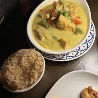 Green curry  at Nora Thai in Brooklyn