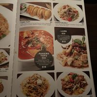 Vegan menu 1  at Nora Thai in Brooklyn