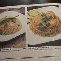 Vegan menu 4  at Nora Thai in Brooklyn