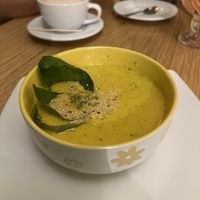 Cold raw Thai soup  at Saludpan in Medellin