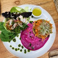 Raw food lunch!   at Saludpan in Medellin