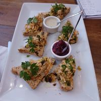 Brioche dish at Saludpan in Medellin