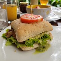 Sandwich vegano at Saludpan in Medellin