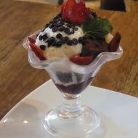 vegan ice cream at Saludpan in Medellin